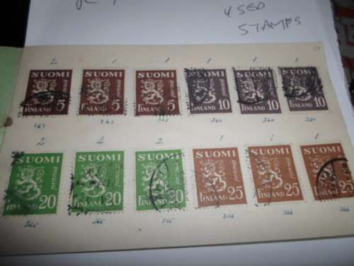 87 X FINLAND USED STAMPS SEE PICS!!!!