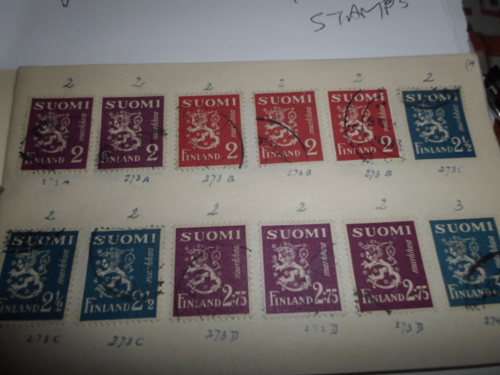 87 X FINLAND USED STAMPS SEE PICS!!!!
