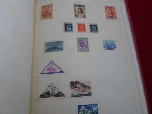 LARGE ALBUM VARIOUS WORLD STAMPS ONLY SOME PAGES SCANNED SEE PICS