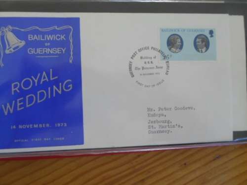 FOLDER 13 X GUERNSEY AND JERSEY FIRST DAY COVERS SEE PICS