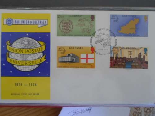 FOLDER 13 X GUERNSEY AND JERSEY FIRST DAY COVERS SEE PICS
