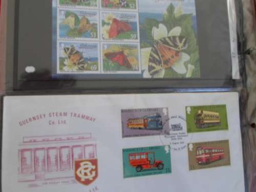FOLDER 13 X GUERNSEY AND JERSEY FIRST DAY COVERS SEE PICS
