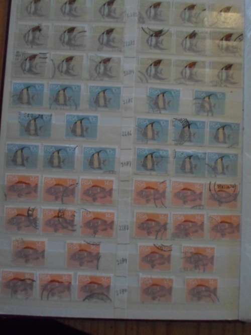 LARGE ALBUM 30 FULL PAGES RSA MINT AND USED STAMPS ONLY SOME PAGES SCANNED SEE PICS