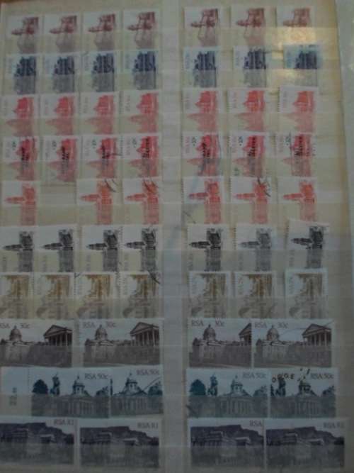LARGE ALBUM 30 FULL PAGES RSA MINT AND USED STAMPS ONLY SOME PAGES SCANNED SEE PICS
