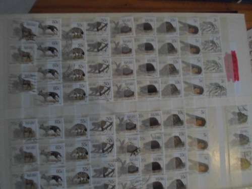 LARGE ALBUM 30 FULL PAGES RSA MINT AND USED STAMPS ONLY SOME PAGES SCANNED SEE PICS