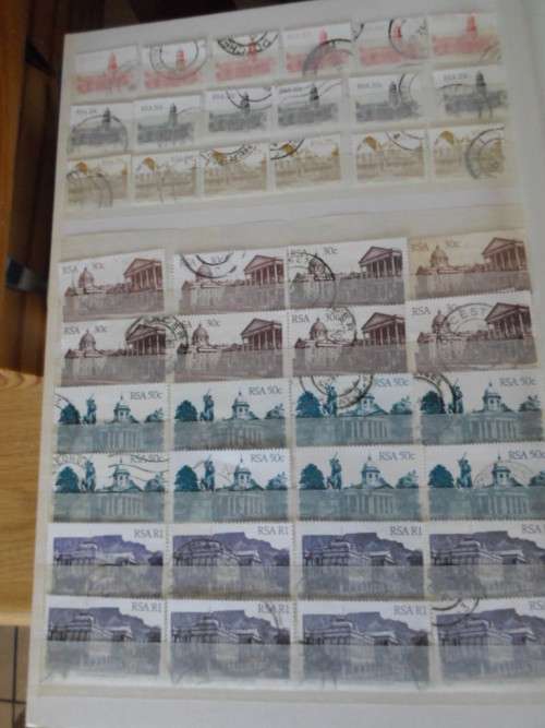 EXTRA LARGE ALBUM UNION AND RSA MINT STAMPS ONLY SOME PAGES SCANNED SEE PICS