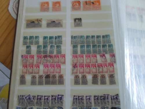 EXTRA LARGE ALBUM 60 FULL PAGES SA UNION AND RSA MINT/USED STAMPS GREAT LOT ONLY 15 PAGES SCANNED