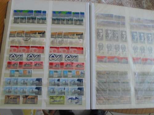 EXTRA LARGE ALBUM 60 FULL PAGES SA UNION AND RSA MINT/USED STAMPS GREAT LOT ONLY 15 PAGES SCANNED
