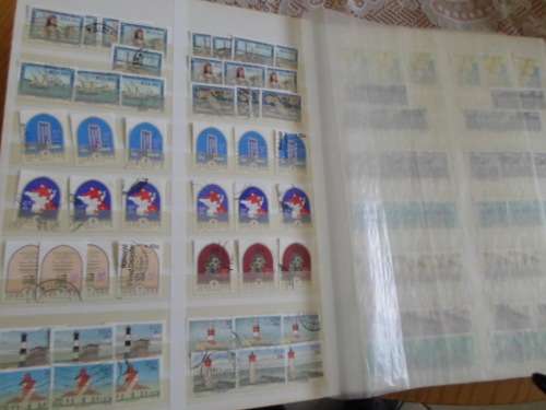 EXTRA LARGE ALBUM 60 FULL PAGES SA UNION AND RSA MINT/USED STAMPS GREAT LOT ONLY 15 PAGES SCANNED