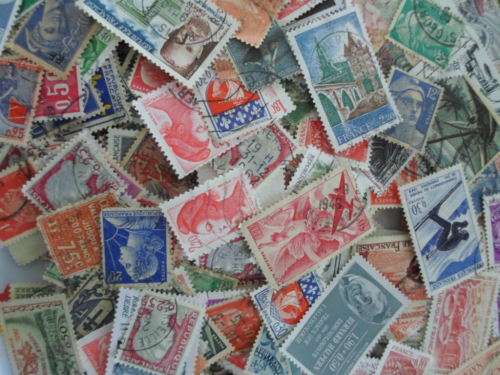 400 X FRANCE USED AND MINT STAMPS SEE PICS!!!!
