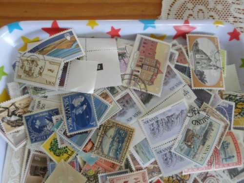 630 X SOUTH WEST AFRICA MINT AND USED STAMPS OFF PAPER SEE PICS!!!!