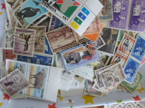 630 X SOUTH WEST AFRICA MINT AND USED STAMPS OFF PAPER SEE PICS!!!!