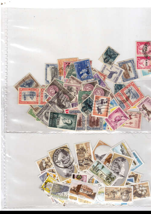 150 X SOUTH WEST AFRICA OFF PAPER STAMPS SEE PICS