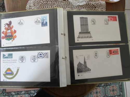 LARGE FILE 90 X REPUBLIC OF SOUTH AFRICA FDC`S NOT ALL PAGES SCANNED SEE PICS