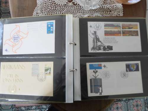 LARGE FILE 90 X REPUBLIC OF SOUTH AFRICA FDC`S NOT ALL PAGES SCANNED SEE PICS