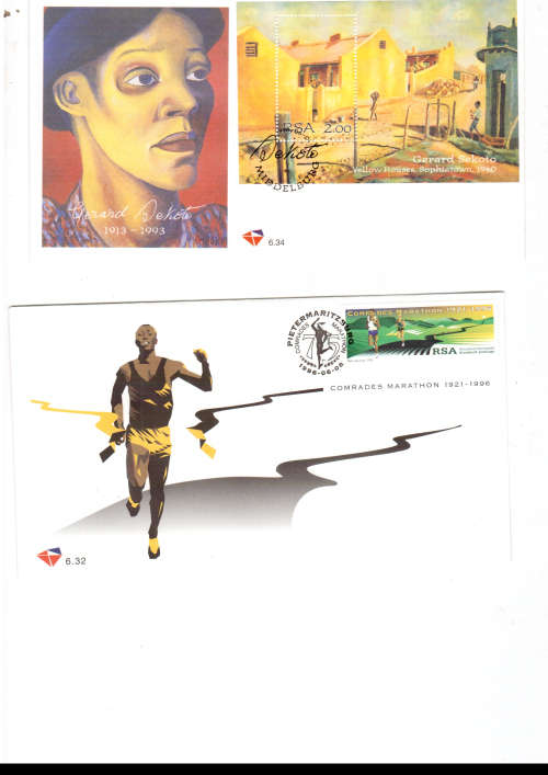 20 X RSA HIGH VALUE FDC`S MINT CONDITION SEE PICS