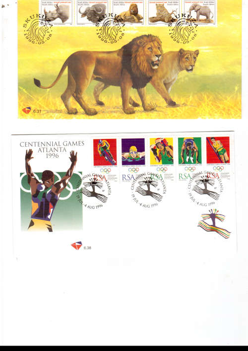20 X RSA HIGH VALUE FDC`S MINT CONDITION SEE PICS