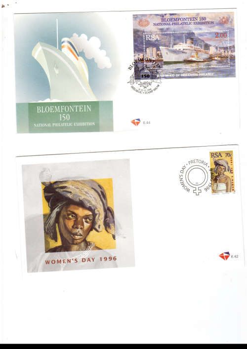 35 X RSA FIRST DAY COVERS SOME HIGH VALUES MINT CONDITION SEE PIS