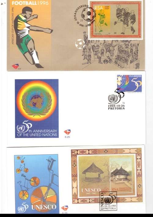 21 X RSA FDC`S HIGH VALUE MINT CONDITION SEE PICS