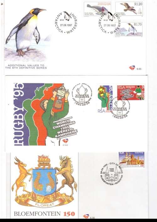 21 X RSA FDC`S HIGH VALUE MINT CONDITION SEE PICS