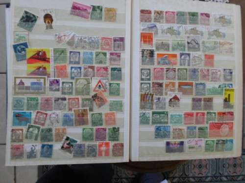 EXTRA LARGE ALBUM GERMANY 60 PAGES FULL OF USED STAMPS BARGAIN GOOD VALUES ONLY SOME PAGES SCANNED