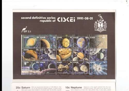 CISCEI 1/08/1991 SECOND DEFINITIVE SERIES 2.1 SEE PICS
