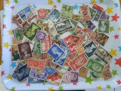 160 X GREAT BRITAIN USED STAMPS OFF PAPER SEE PICS