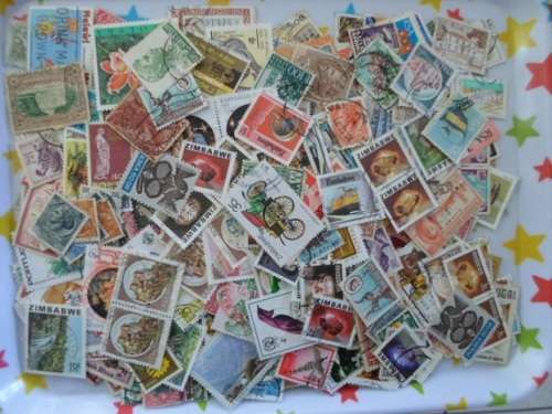 1000 X WORLD USED STAMPS OFF PAPER GREAT LOT SEE PICS