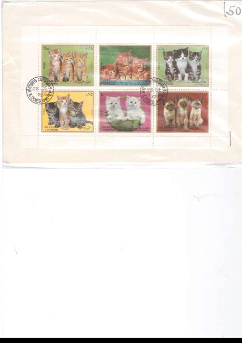 4 X SETS OF MINT AND CANCELLED STAMPS SEE PICS