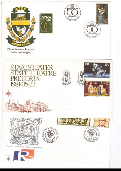 30 X RSA FDC`S 1977 TO 1988 SEE PICS