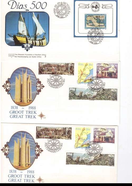 30 X RSA FDC`S 1977 TO 1988 SEE PICS