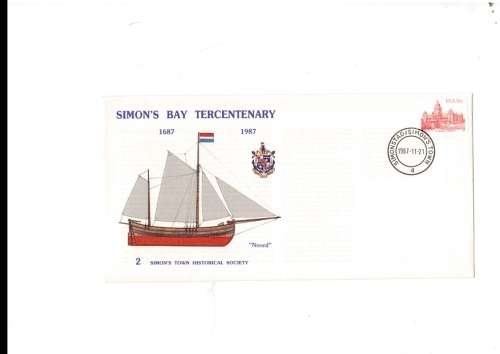 3 X SPECIAL LIMITED ISUE FDC`S SIMONSTOWN HISTORICAL SOCIETY JUST NUISANCE,SIMONS BAY,SATS GENERAL B