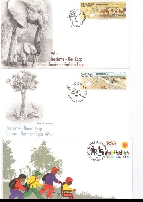 37 X REPUBLIC OF SOUTH AFRICA FIRST DAY COVERS VERY NEAT LOT HIGH VALUE SEE PICS