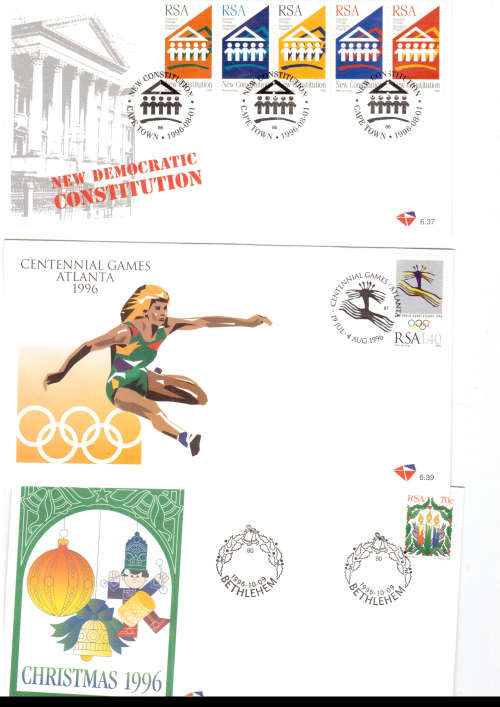 37 X REPUBLIC OF SOUTH AFRICA FIRST DAY COVERS VERY NEAT LOT HIGH VALUE SEE PICS