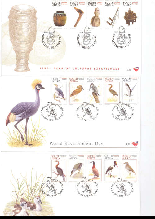 37 X REPUBLIC OF SOUTH AFRICA FIRST DAY COVERS VERY NEAT LOT HIGH VALUE SEE PICS