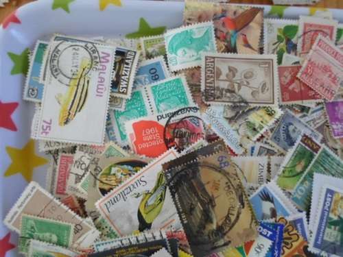 1000 X WORLD STAMPS OFF PAPER BARGAIN LOT SEE PICS
