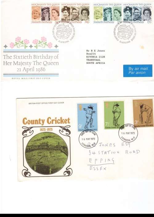20 X GREAT BRITAIN FIRST DAY COVERS BARGAIN SEE PICS