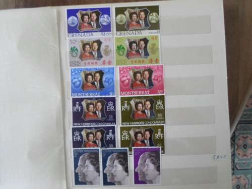 ALBUM VERY NEAT 133 X GREAT BRITAIN ROYALTY MINT STAMPS EXCELLENT COLLECTION BARGAIN SEE PICS