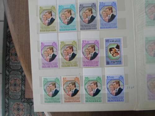 ALBUM VERY NEAT 133 X GREAT BRITAIN ROYALTY MINT STAMPS EXCELLENT COLLECTION BARGAIN SEE PICS