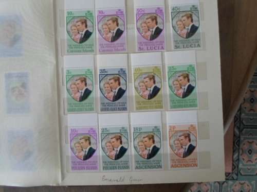 ALBUM VERY NEAT 133 X GREAT BRITAIN ROYALTY MINT STAMPS EXCELLENT COLLECTION BARGAIN SEE PICS