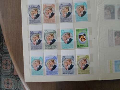 ALBUM VERY NEAT 133 X GREAT BRITAIN ROYALTY MINT STAMPS EXCELLENT COLLECTION BARGAIN SEE PICS