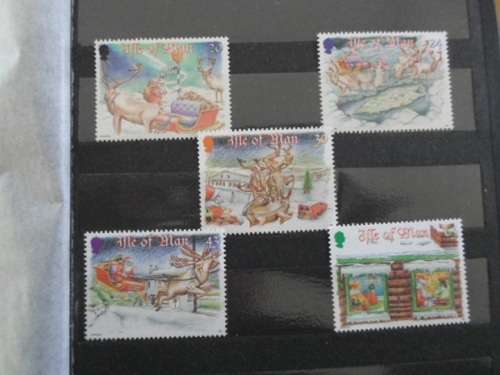 ALBUM ISLE OF MAN MINT STAMPS 1998 TO 2002 GREAT LOT SEE PICS