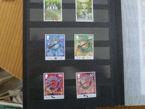 ALBUM ISLE OF MAN MINT STAMPS 1998 TO 2002 GREAT LOT SEE PICS