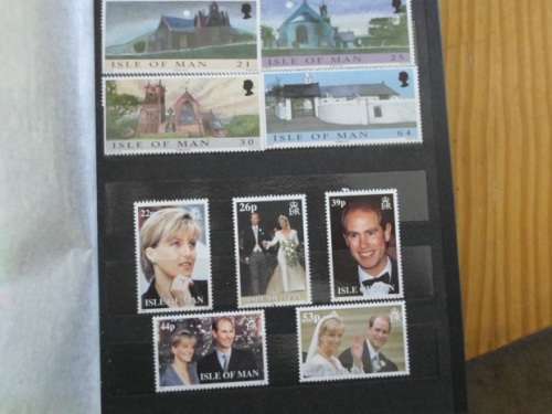 ALBUM ISLE OF MAN MINT STAMPS 1998 TO 2002 GREAT LOT SEE PICS