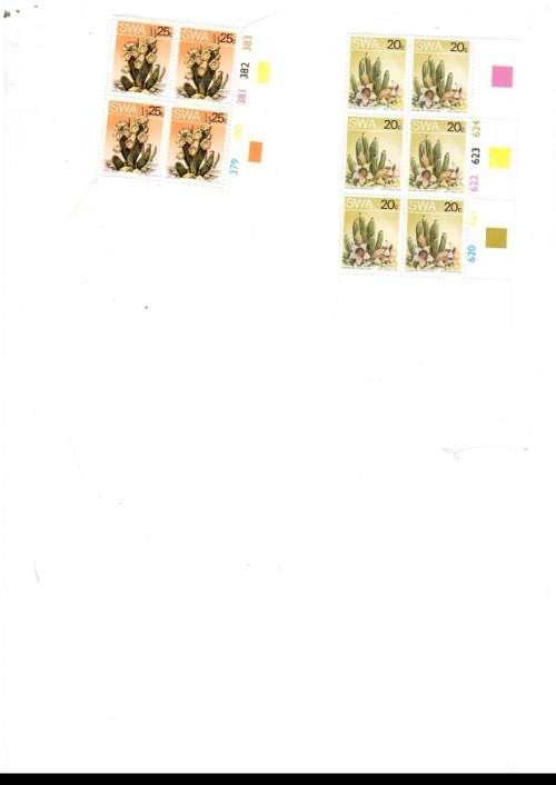 1978 27 X SOUTH WEST AFRICA MINT CONTROL BLOCKS SEE PICS