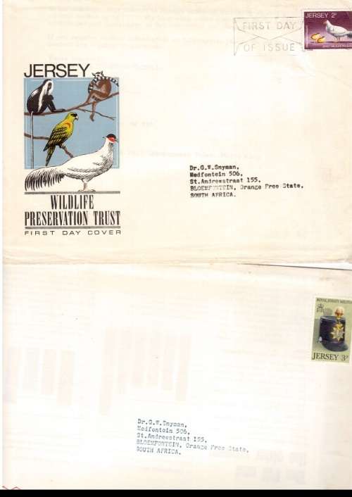 12 X JERSEY AND GUERNSEY FIRST DAY COVERS SEE PICS