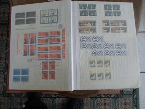 LARGE ALBUM RSA MINT CONTROL BLOCKS 1961 TO 1988 SEE PICS
