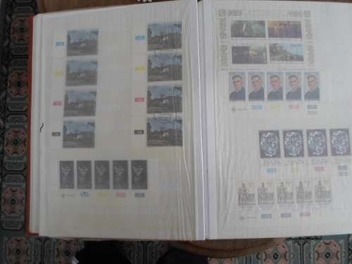 LARGE ALBUM RSA MINT CONTROL BLOCKS 1961 TO 1988 SEE PICS