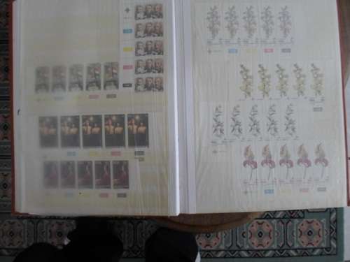 LARGE ALBUM RSA MINT CONTROL BLOCKS 1961 TO 1988 SEE PICS