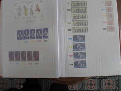 LARGE ALBUM RSA MINT CONTROL BLOCKS 1961 TO 1988 SEE PICS